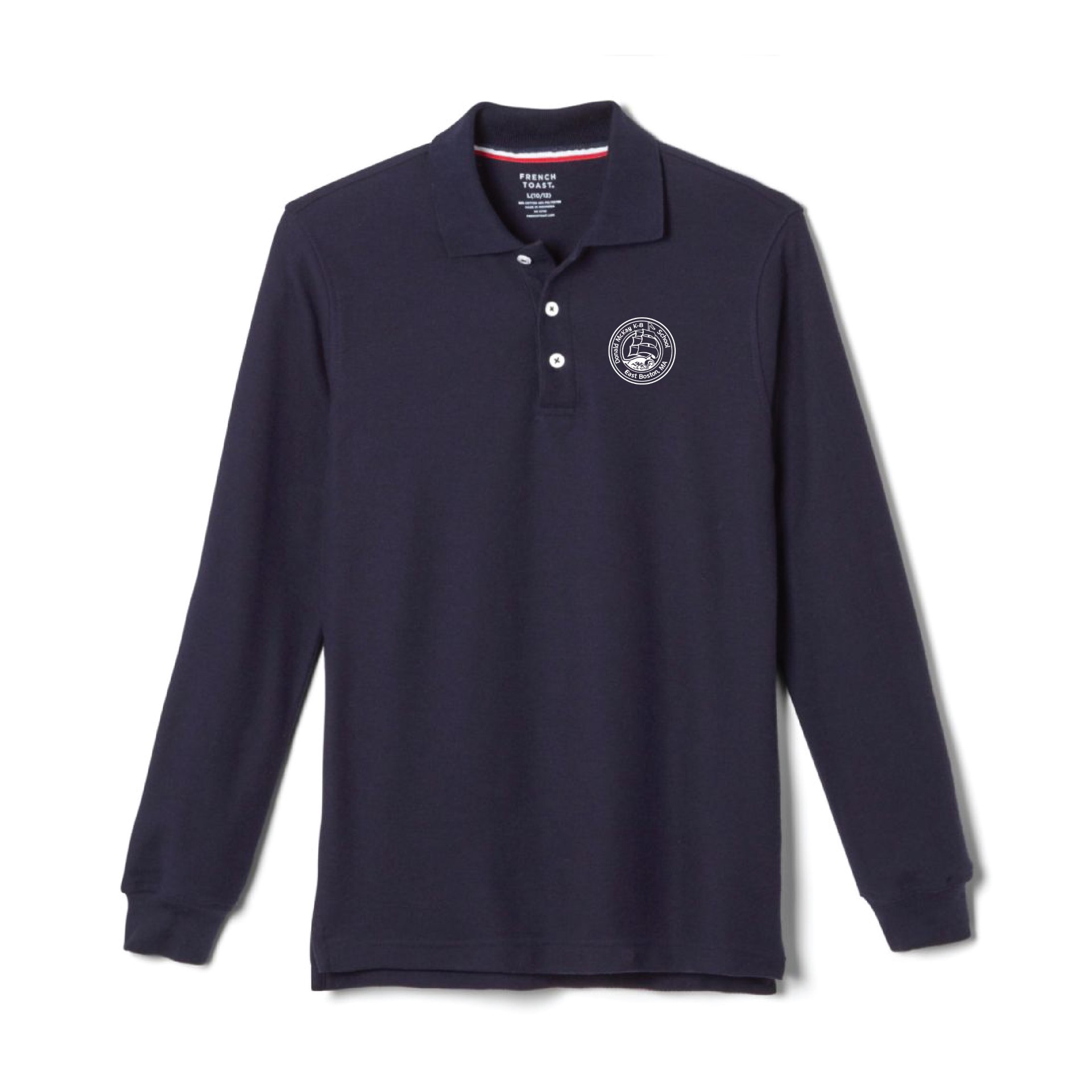 Donald McKay Adult Long Sleeve Polo